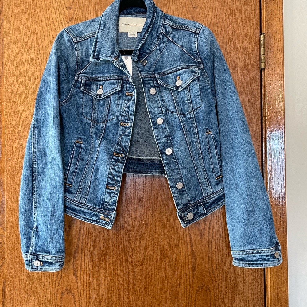 Anthropologie Pilcro denim Jean jacket NWT sz M